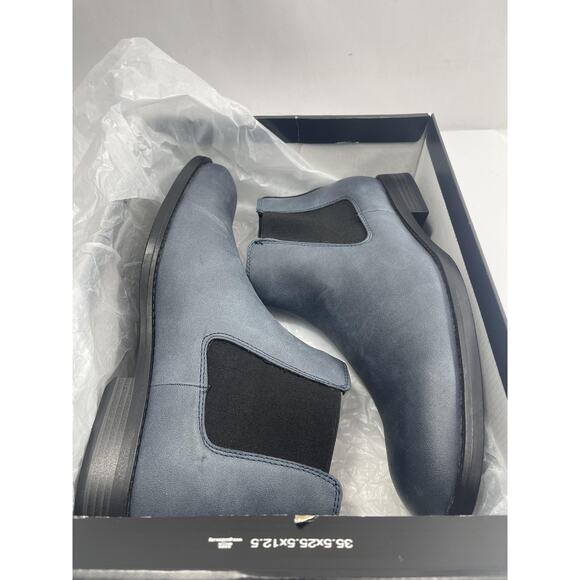 Madden Boots Mens Size 11 Blue Suede M-MAXXIN Chelsea Ankle Dress New Box